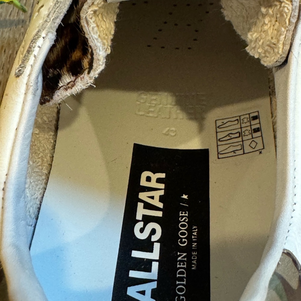 Golden Goose White, Red, Leopard, and Camo Sneakers - Exclusive Rare Design - Picture 10 of 10